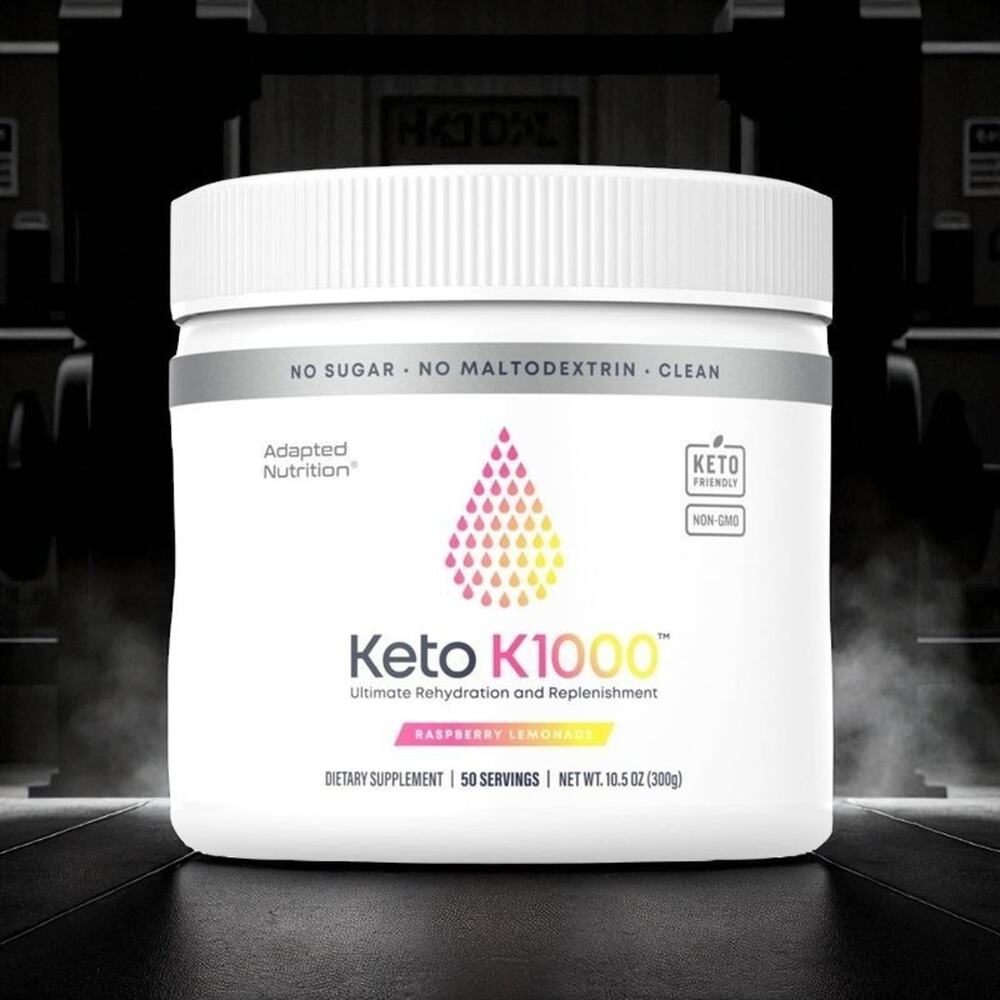 Keto K1000 Raspberry Lemonade Electrolyte Powder 50 Servings Exp 09/2025